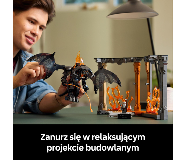 LEGO Icons 10367 Władca pierścieni: Book nook z Balrogiem - 1331602 - zdjęcie 5